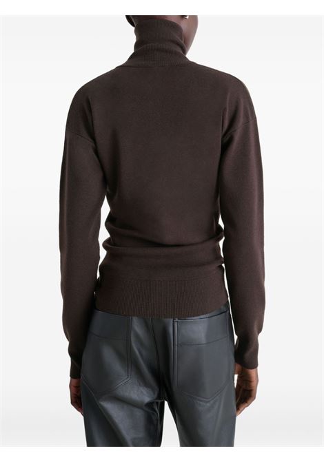 cardigan buttoned fitted donna melanzana LEMAIRE | TO1431 LK1045RE373